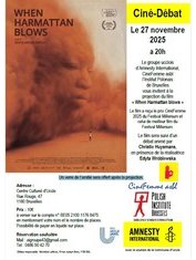 27 Novembre 2025 Projection du Prix CinéFemme au Festival Millenium 2025 : "When Harmattan Blows" d'Edyta Wróblewska au Centre Culturel d'Uccle